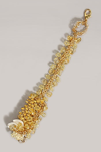 Gold Finish Shell Bracelet