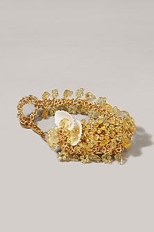 Gold Finish Shell Bracelet