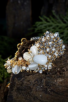 Gold Finish Pearl Bracelet