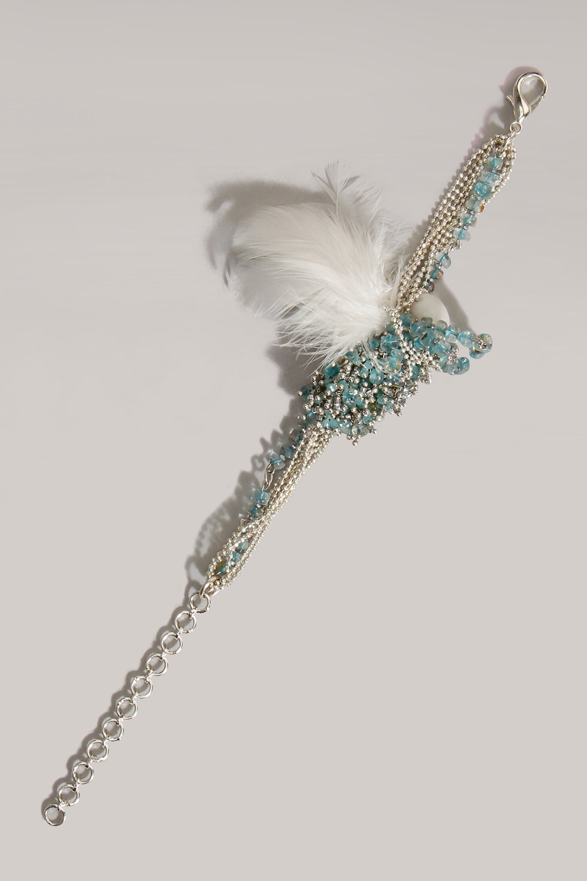 Gold Finish Turquoise Stone Bracelet