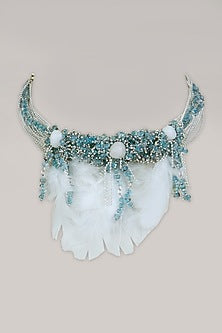 Turquoise Beaded Choker Necklace