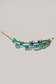 Turquoise Beaded Handmade Choker Necklace