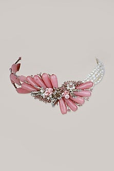 Pink Pearl Handmade Choker Necklace
