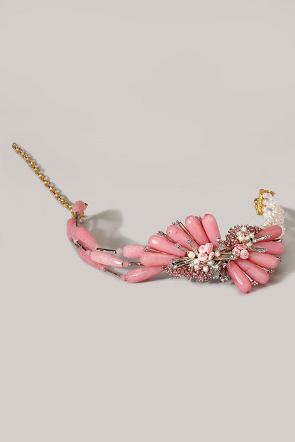 Pink Pearl Handmade Choker Necklace