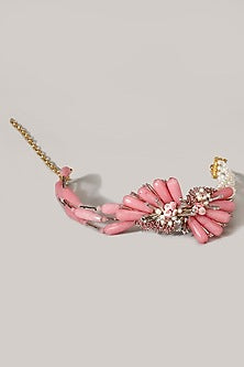 Pink Pearl Handmade Choker Necklace