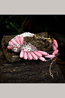 Pink Pearl Handmade Choker Necklace