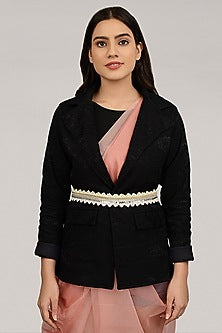 Gold Finish Embroidered Handcrafted Multi-Colored Waist Belt