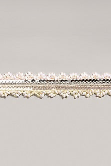 Gold Finish Embroidered Handcrafted Multi-Colored Waist Belt