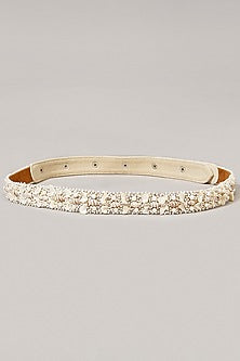 Gold Finish Sea Pearl Handcrafted Waist Belt