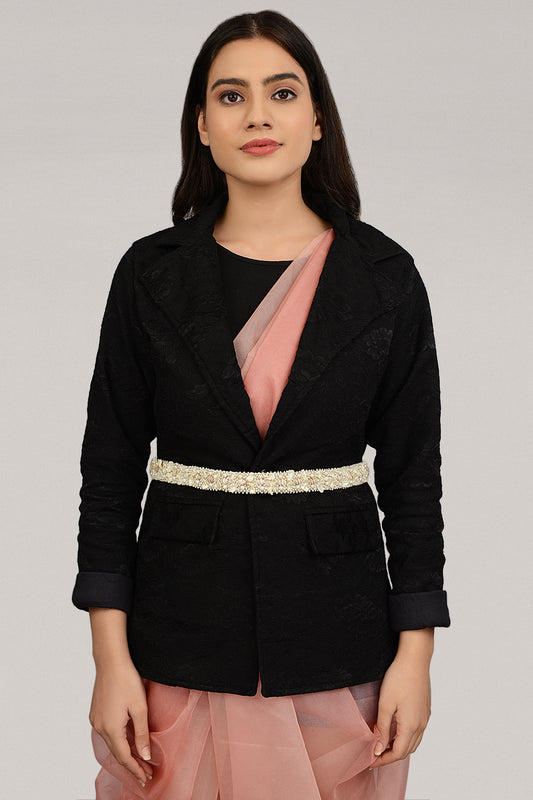 Gold Finish Sea Pearl Handcrafted Waist Belt