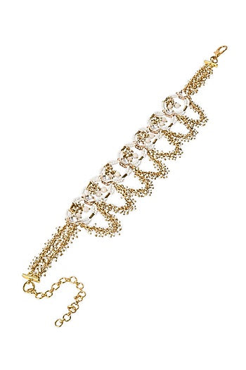 Gold Finish Brass Handcrafted Choker Necklace
