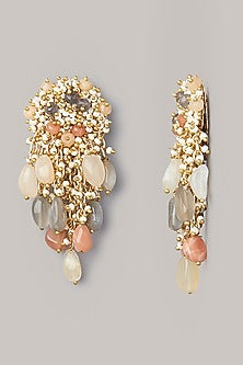 Gold Finish Tassel Earrings