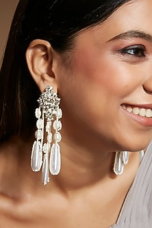 Gold Finish Handmade Tassel Earrings
