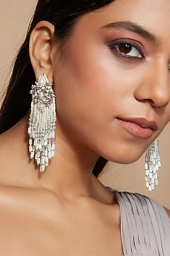 Gold Finish Handmade Dangler Earrings