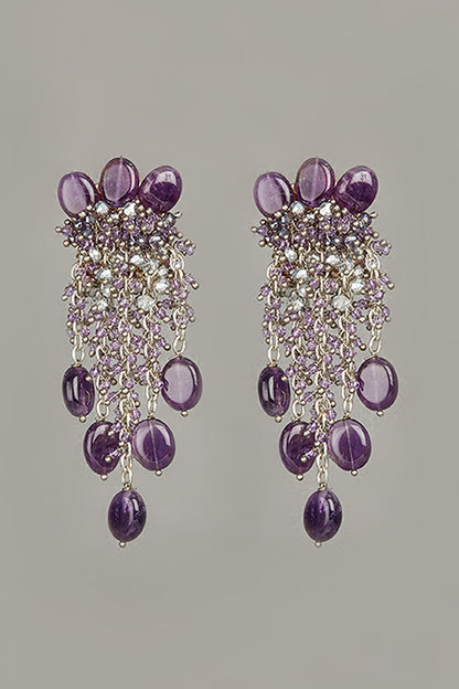 Gold Finish Handcrafted Dangler Earrings