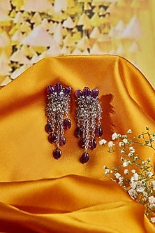 Gold Finish Handcrafted Dangler Earrings