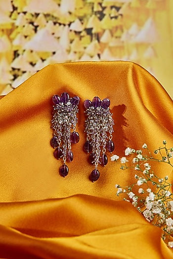 Gold Finish Handcrafted Dangler Earrings