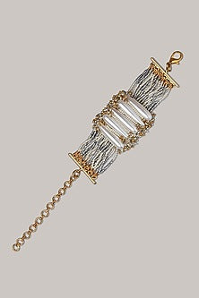 Gold Finish Shell Pearl Bracelet