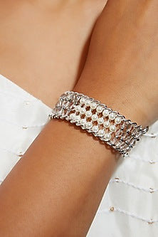 Gold Finish Shell Pearl Bracelet