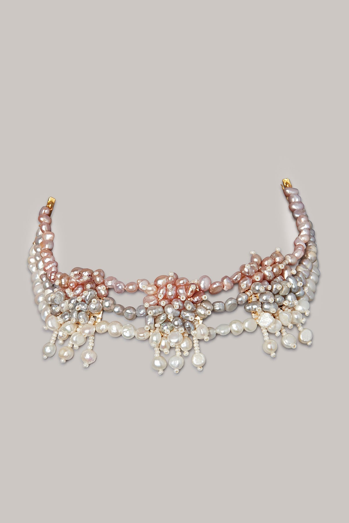 Choker Necklace With Freshwater Pearls