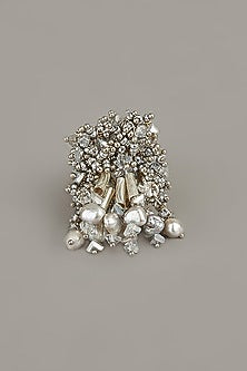 Silver Finish Metallic Ring