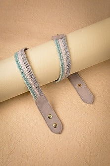Powder Blue Pearl Waist Belt