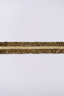 Dark Copper Pearl Shell Waist Belt