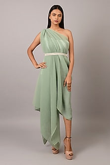 Silver Finish Pearl Waist Belt