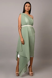 White Finish Pearl Waist Belt