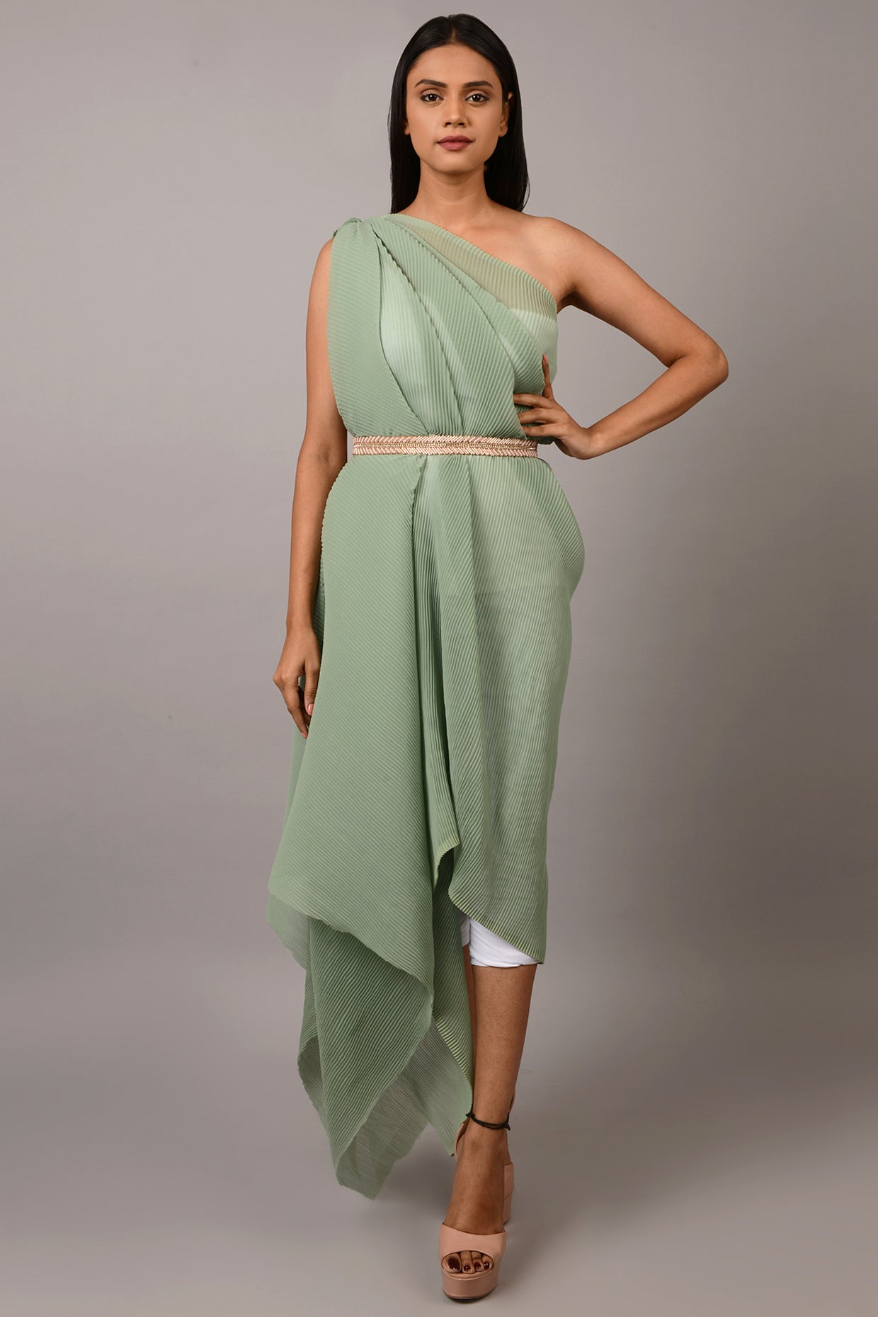 Peach Pearl Waist Belt