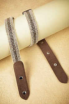Silver Finish Belt With Beads