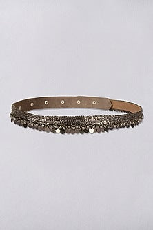 Black Handcrafted Waist Belt