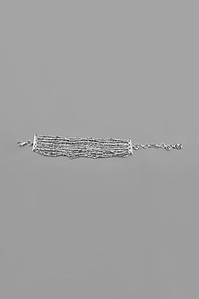 Silver Finish Crystal Bracelet