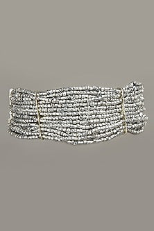 Silver Finish Crystal Bracelet