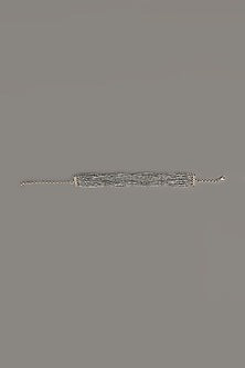 Silver Finish Crystal & Beads Choker Necklace