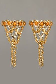 Gold Finish Pearls & Beads Bracelet