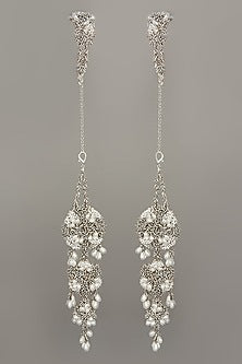 Gold Finish Pearl Kaleera (Set Of 1)