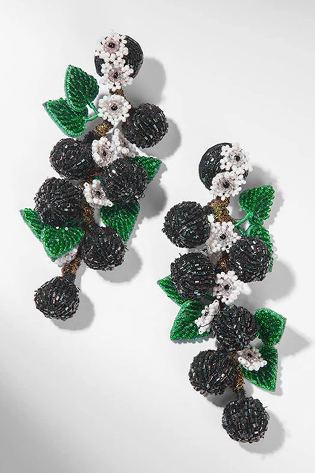 Multi-Colored Glass Beaded Earrings