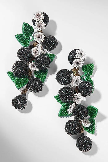 Multi-Colored Glass Beaded Earrings