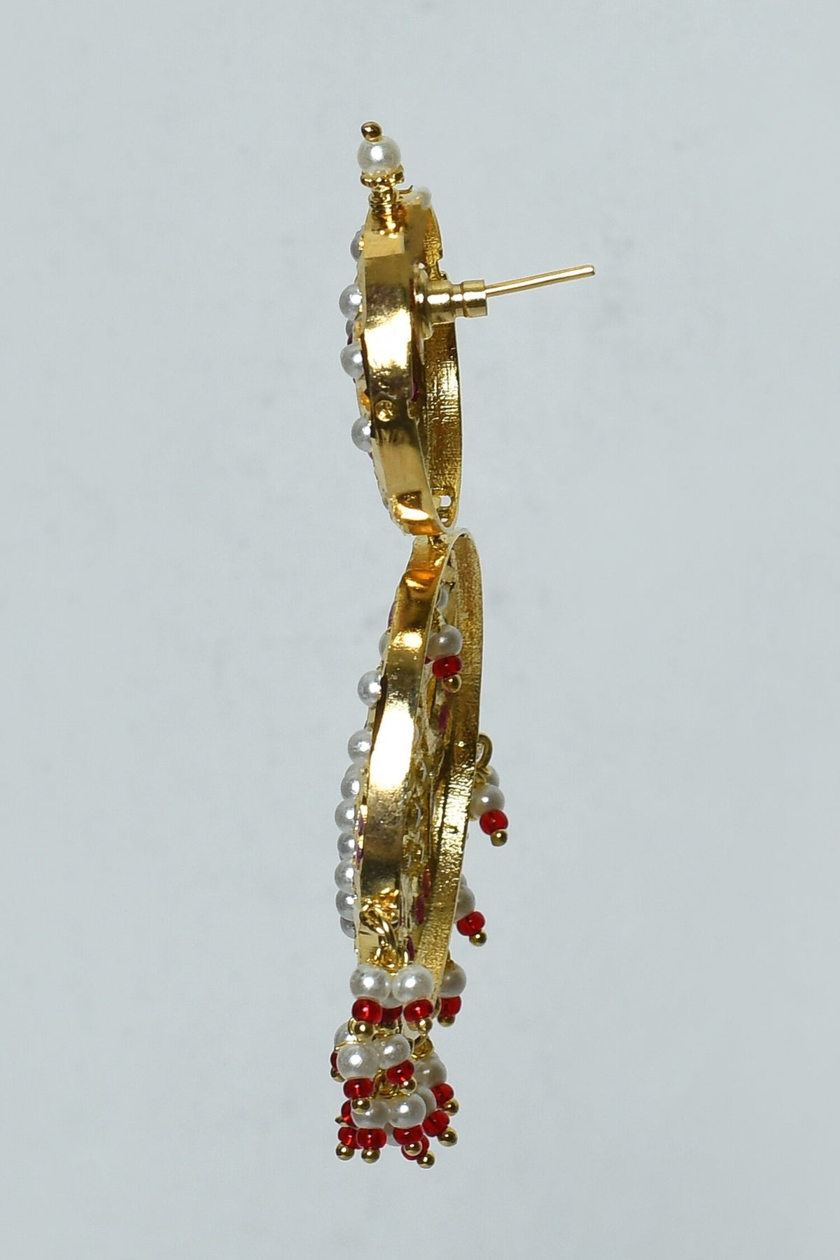 Jadau Cutwork & Embellished Earrings 