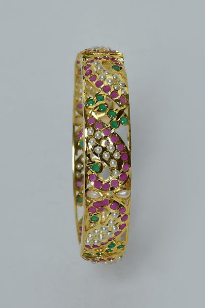 Kundan Jadau Bangles - Set of 2 