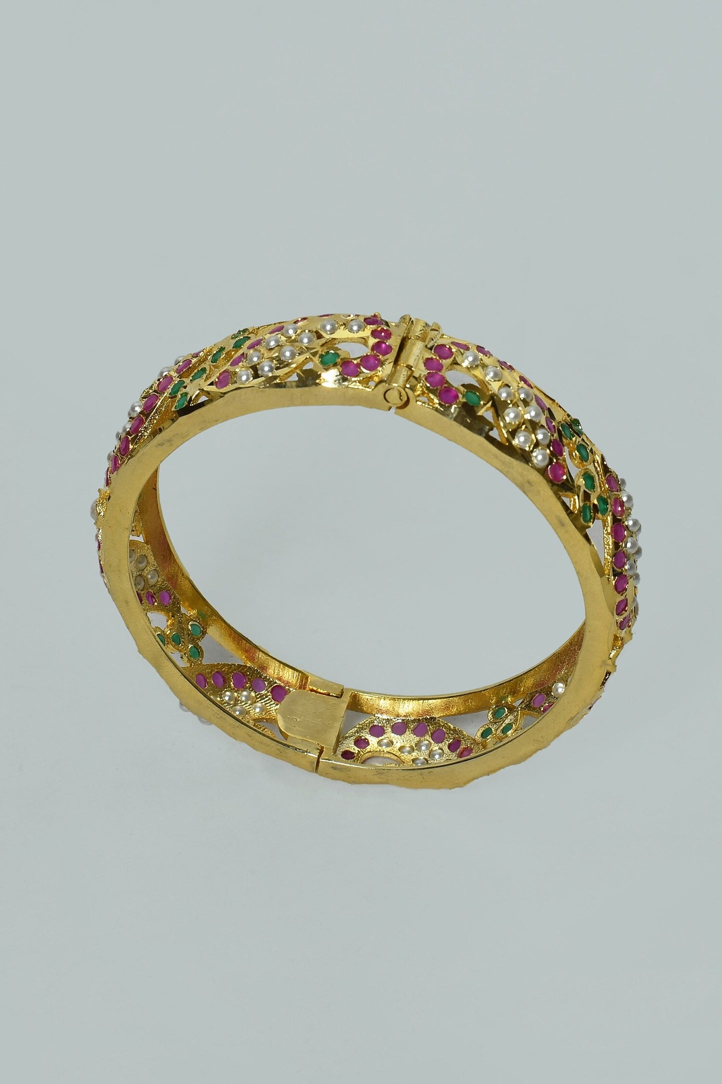 Kundan Jadau Bangles - Set of 2 