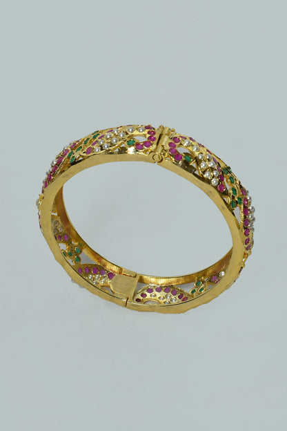 Kundan Jadau Bangles - Set of 2 
