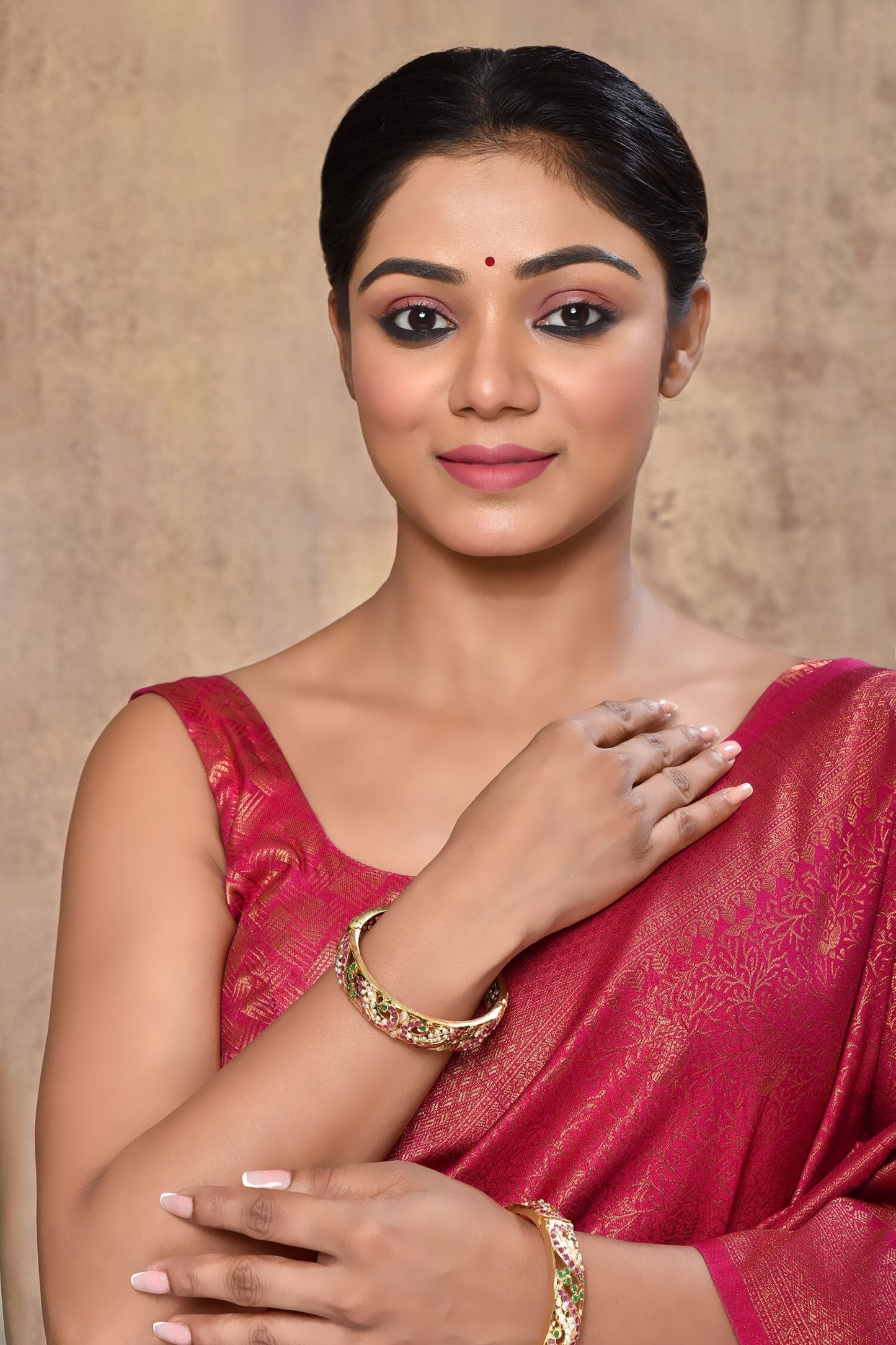 Kundan Jadau Bangles - Set of 2 