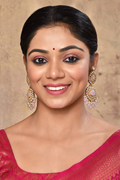 Stone Embellished Earrings 