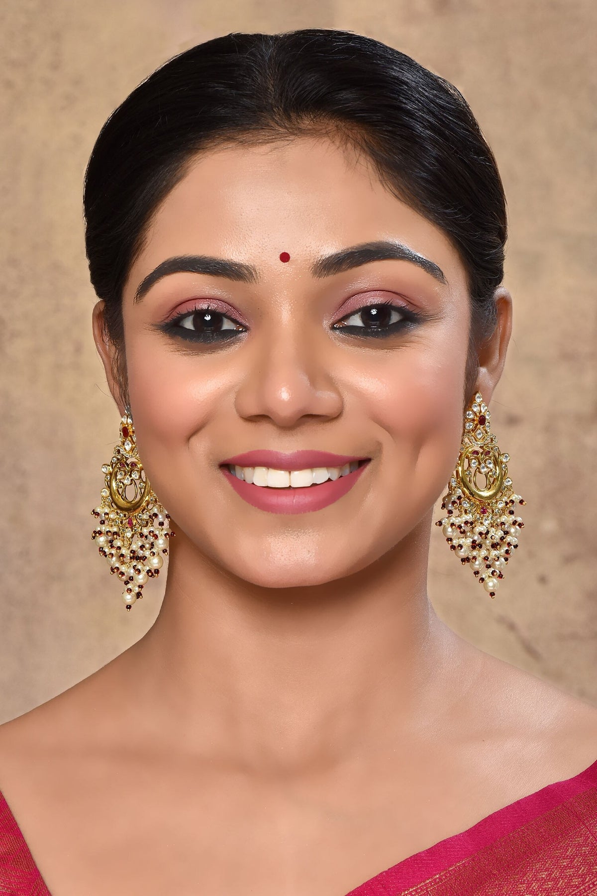 Pearl Drop Dangler Earrings 