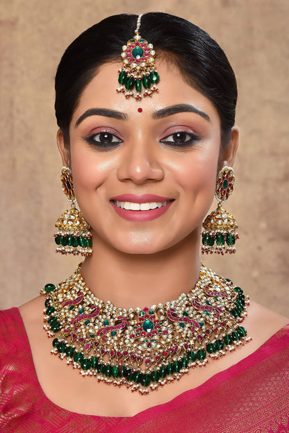 Stone Studded Necklace Set 