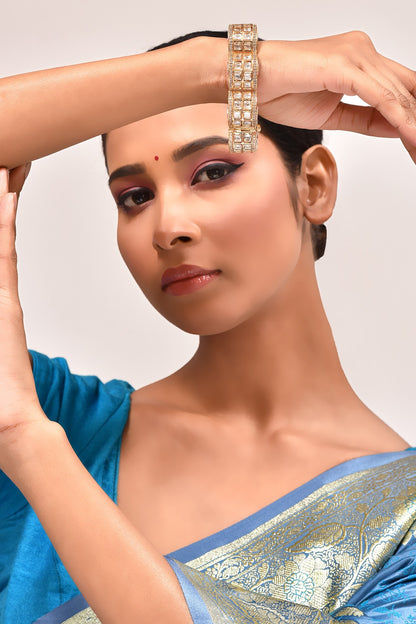 Floral Meenakari Work Kada 