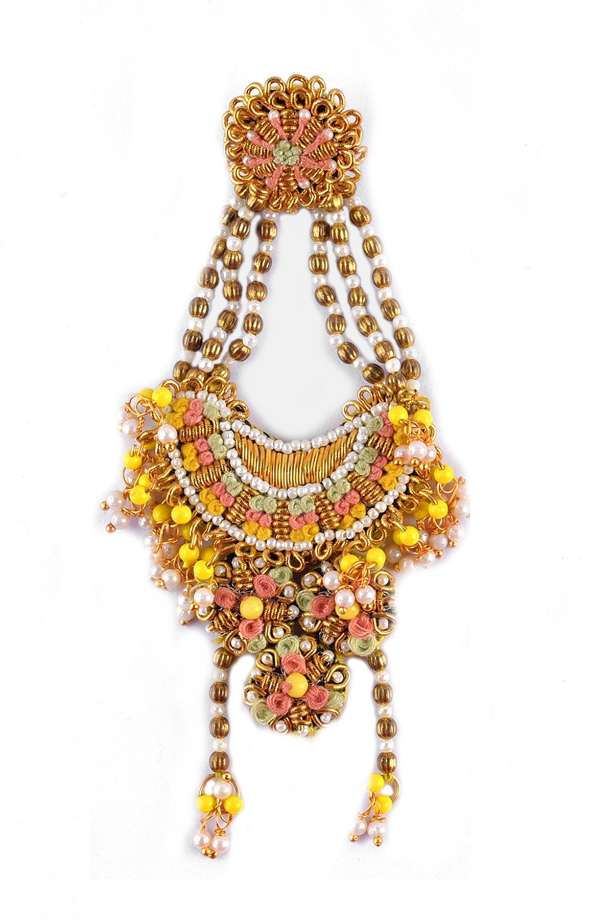 Thread Embroidered Chandbalis 