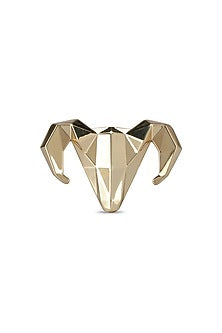 Gold Toned Alloy Brooch